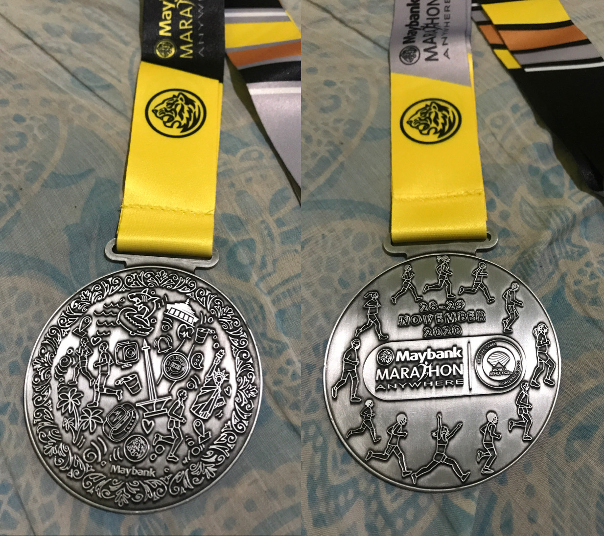 Medali Maybank Marathon Anywhere