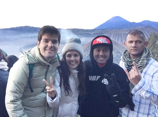 Foto bareng di Bromo