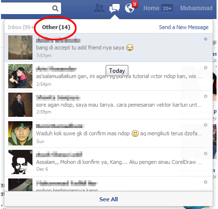 Tab Other facebook