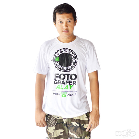 Kaos fotografer alay