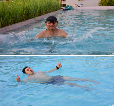 Berenang di Jepara Beach Hotel