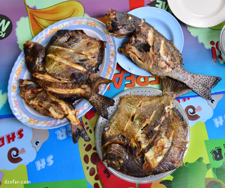Ikan bakar siap disantap
