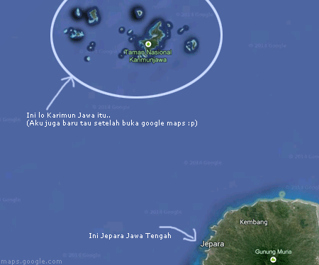 Karimun jawa dalam peta