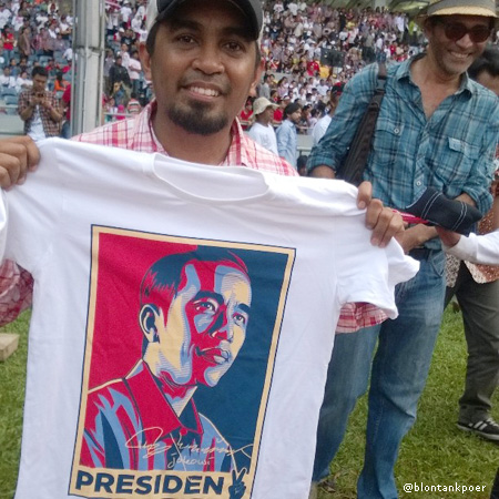 kaos Jokowi Glenn Fredly