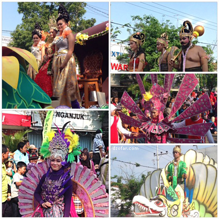 Karnaval SMP-SMA se Kecamatan Nganjuk