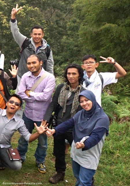 Fahmi, Ari, Oryza, Yofangga, Halim, Mbak Dinas Pariwisata