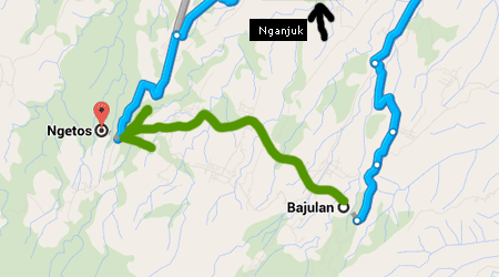Rute perjalanan