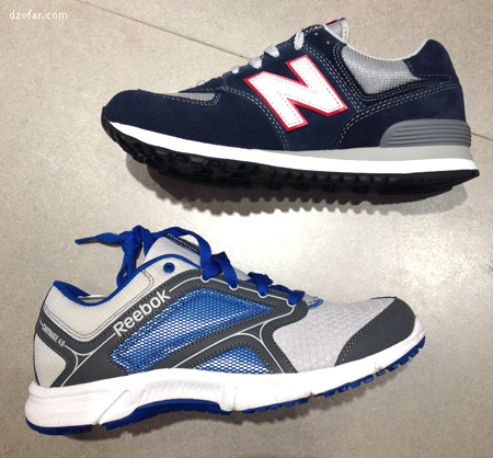 New Balance dan Reebok