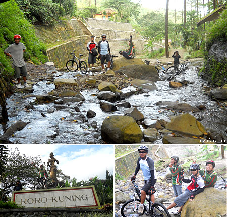 di depan Air Merambat Roro Kuning