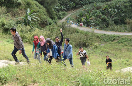 Tangga menuju bendungan