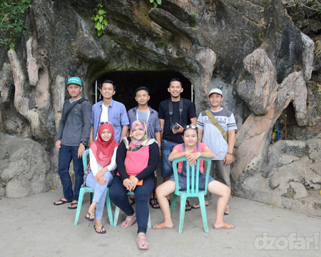 Para model Nganjuk di Goa Gong