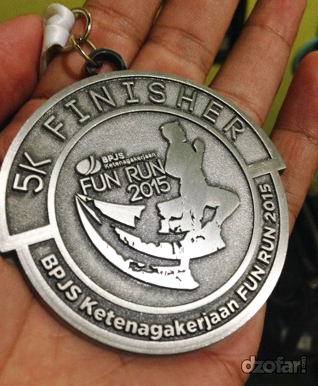Medali Finisher BPJS 