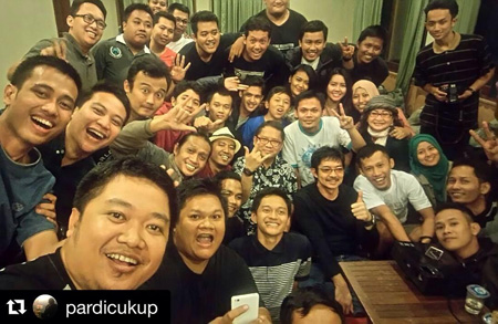 Selfie dengan menteri