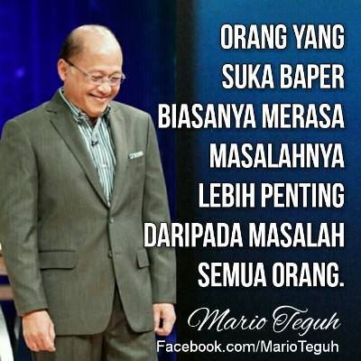 Baper mario Teguh