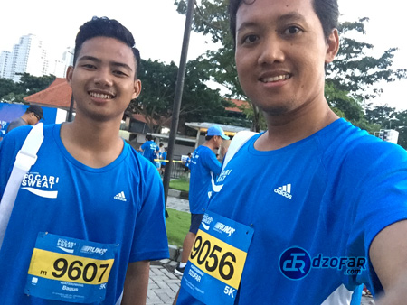 Pocari Run with bagus