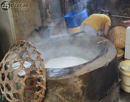 perebusan kedelai yg sudah diselep
