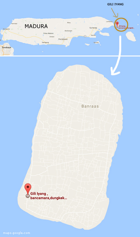 peta gili iyang