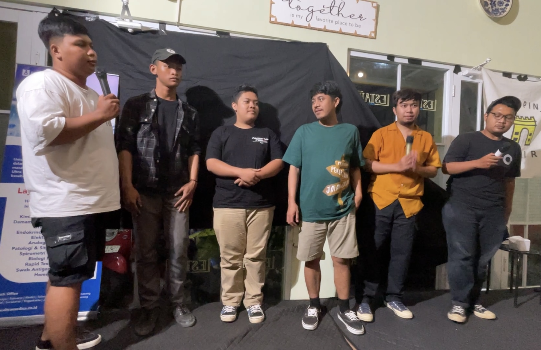 Dado Daesar, Haidar Firnanda, Iqbal Mubarok, Wahyu Haryadi, Ali Akbar, Jagi Sedono