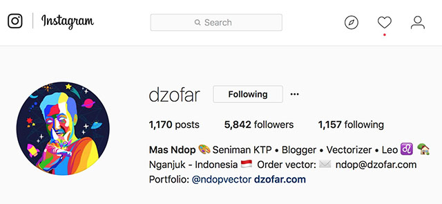 instagram seniman