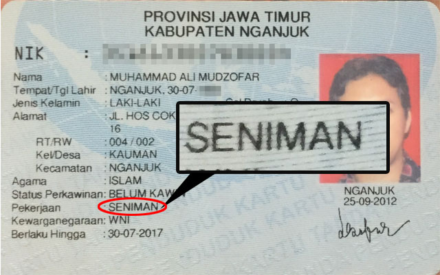 Seniman KTP