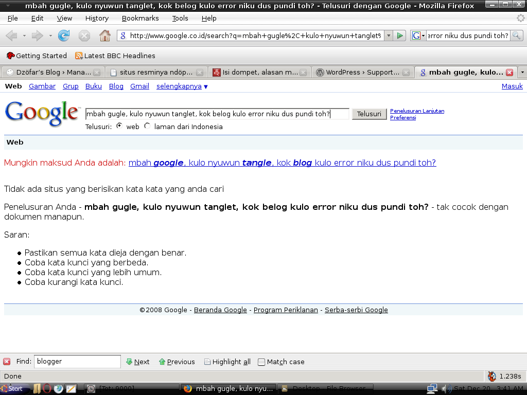 mbah gugel yang ndak mudeng!!