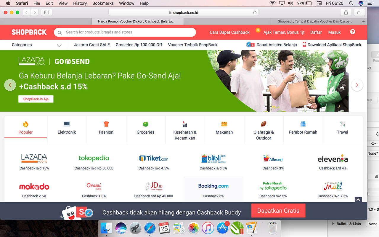 shopback home page