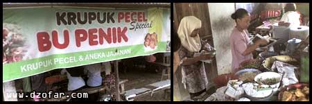 Warung pecel bu penik besuk loceret nganjuk