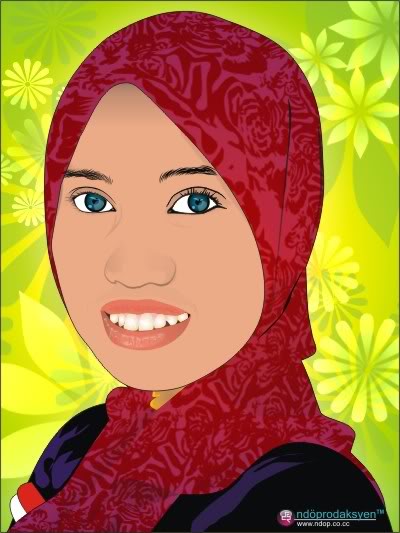 ini sepupu saya lo... bagemana? bagus apa ndak?? mbok ya bagus saja...