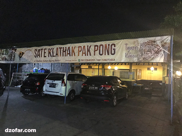 Sate Klathak Pak Pong