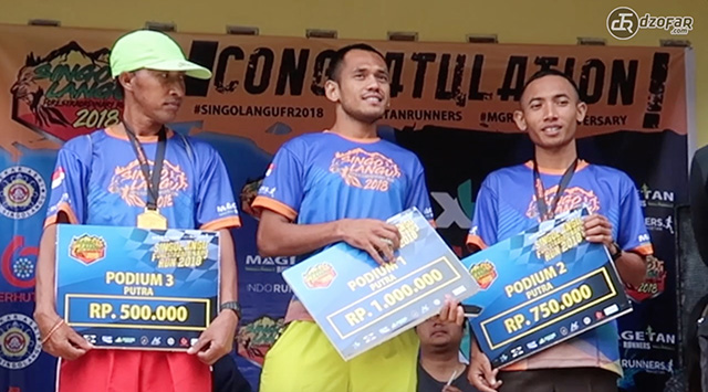 Singolangu Pemenang Podium Pria