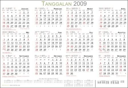 Kalender 2009 by dzofar.com