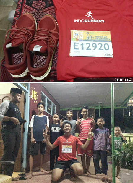virtual run gagal